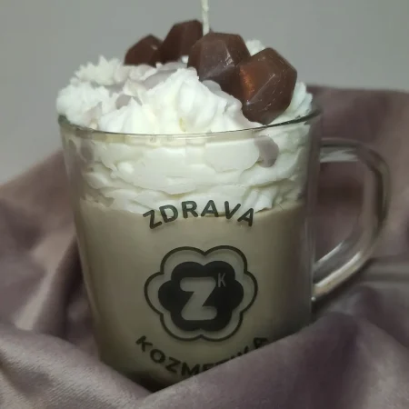 Sveća Čokoladna Kafa ručno izrađen od strane brenda ZdravaKozmetika.com